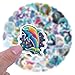 Cute Dolphin Stickers for Kids Teens Adults, 60Pcs Funny Dolphin Vinyl Laptops Decals, ZLWSD Cartoon Marine Animals Sticker for Decor Water Bottles Bumpers Journaling Guitar