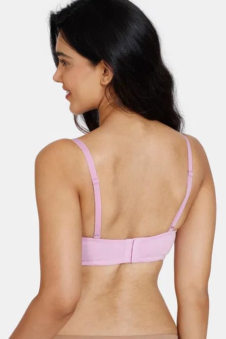 Image of BEWILD Women Balconette Bra | Lightly Padded Comfort | Soft Breathable Cotton Fabric | Seamless Design | Wirefree Comfort | Supportive Fit | Stylish Underwear