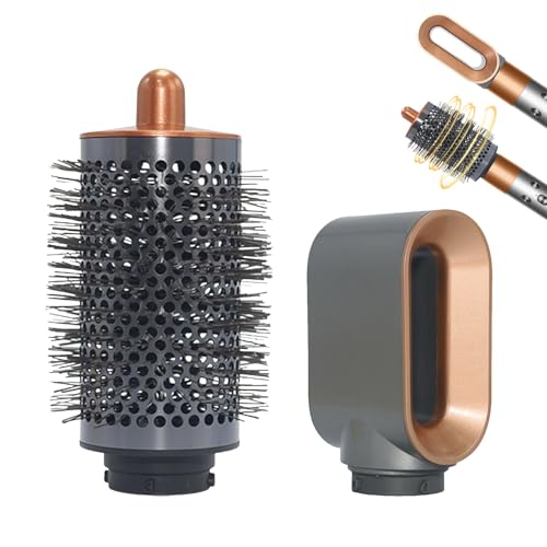Brosse volumisante ronde HS01 HS08 accessoire doré pour lisser les boucles