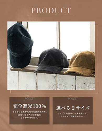 [ルーアンドシー] メンズ キャップ 大きいサイズ 帽子 深め 