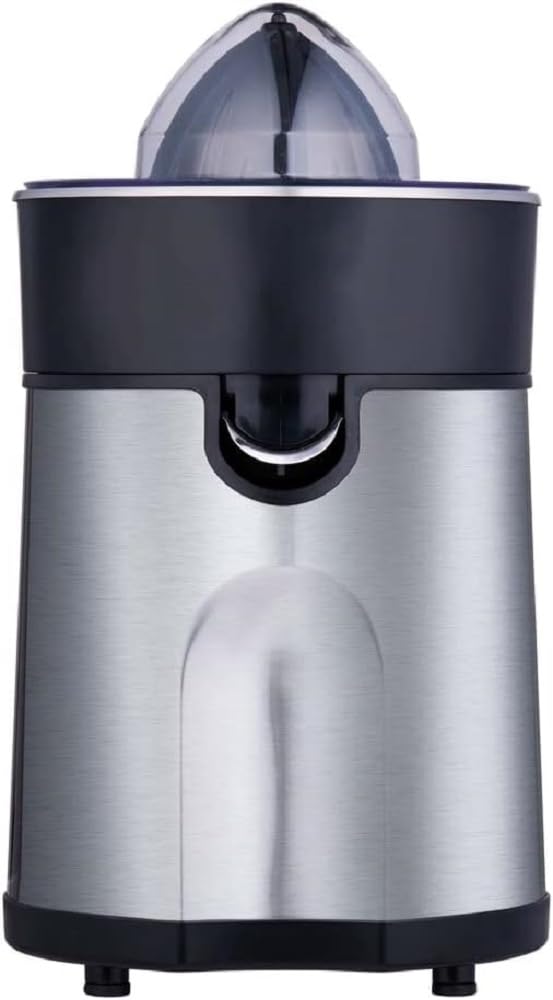 alpina Spremiagrumi elettrico SG-85W-2017-230V - Spremiagrumi - Include 2 coni di spremitura per vari frutti, senza BPA, nero/grigio