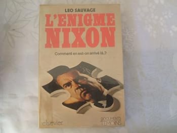 Paperback L'E´nigme Nixon (Collection Documents/te´moins) (French Edition) [French] Book