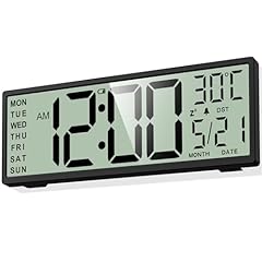 XREXS 14 . 5 " Digital Wall Clock Battery Operated with Big Digits LCD Screen Display, Large XREXS 14 . 5 " Digital Wall Clock Battery Operated with Big Digits LCD Screen Display, Large review