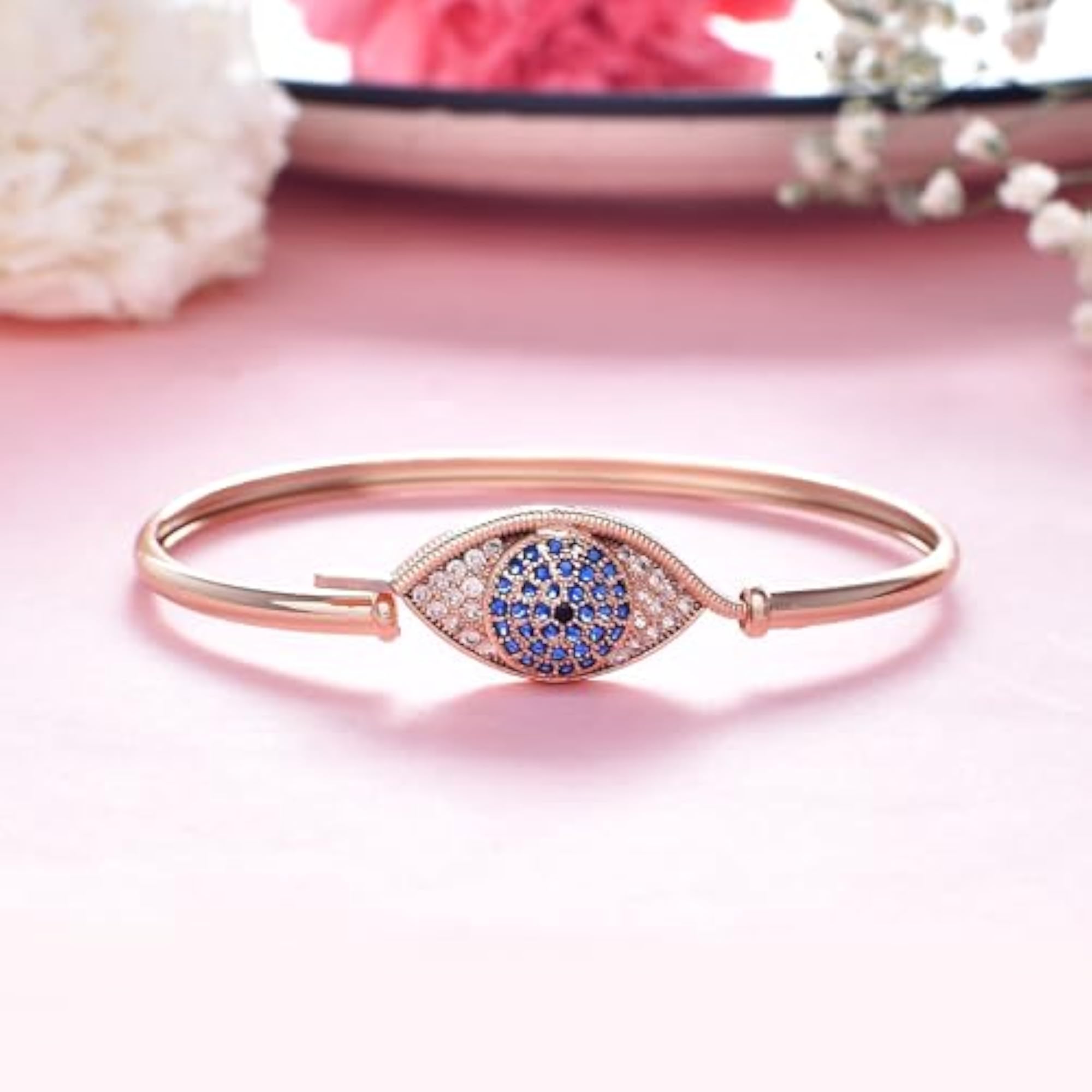 Elegant Evil Eye Bracelet with Plating
