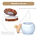 UMU® Wooden Tea Set for Kids – Pretend Play Tea Party Toy with Colorful Cups, Tea Bags, Lemon Slices & More – Montessori Role Play Toy for Ages 3 4 5 6