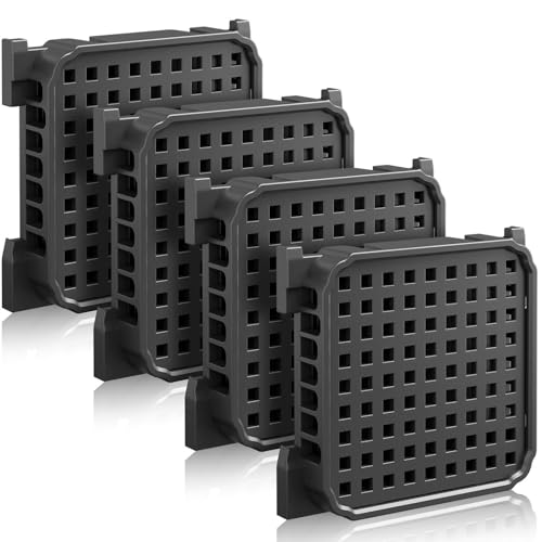 Lot de 4 filtres à charbon actif Fresh Air pour Liebherr réfrigérateur, compatibles avec 9096989, 988246000, 988246001, 9882429, 9882460, remplace 7440021-00