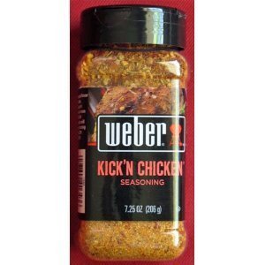 Weber Kick N' Chicken assaisonnement relevé ail et agrumes lot de 3