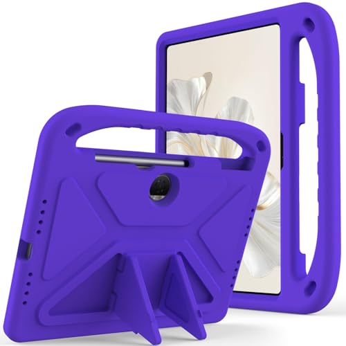 Étui Honor Pad 9 pour enfants en EVA violet avec support et bandoulière