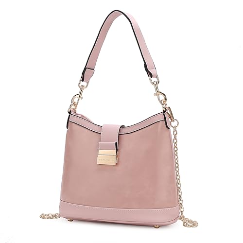 Image of MKF Collection Shoulder Bag for Women, Vegan Leather Hobo Handbag Top-Handle Purse