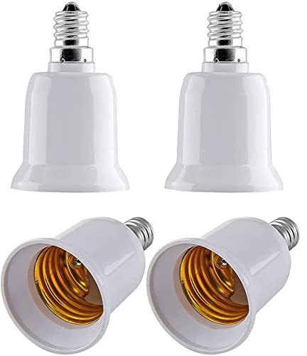 LATRAT 4 pezzi Convertitore adattatore da E14 a