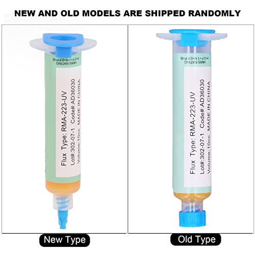 Image of 2Pcs Solder Flux, Soldering Flux Soldering Paster Easy Tinning Syringe Type RMA 223 UV for PCB BGA