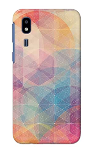 Image of PRINTFIDAA Printed Hard Back Cover Case for Samsung Galaxy A2 Core Back Cover (Crumpled Paper Design) -1803