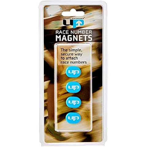 Ultimate Performance ULT. PERF. RUNNING RACE NUMBERS MAGNETS BLUE (6734), 4 Count (Pack of 1) Cover