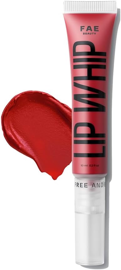 Fae Beauty Lip Whip 12Hr Comfortable Matte Liquid Lipstick (10ml) | Waterproof | Long Wear | Non Drying | Soft Mousse Smudgeproof Formula | Vegan | With Moisture Lock Technology | Enriched with Vitamin E and Cherry Coffee - Bite
