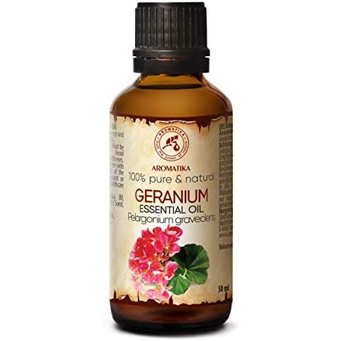 Geranio Aceite Esencial Bourbon 50ml - 100% Puro Cover