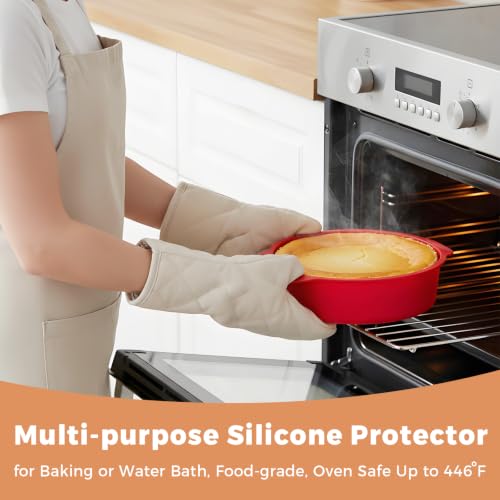 Molgree Springform Pan 9 Inch Spring Form Pan for Cheesecake with Protector - image 9