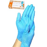 Amazon.co.jp: 明成 ハイブリッドグローブ ニトリル + PVC手袋 L