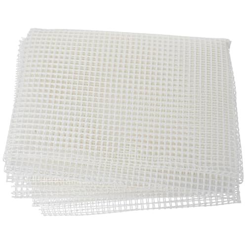 Image of Ciieeo DIY Rug Hooking Mesh Canvas 150X100 Inch Latch Hook Kit for Rug Making Tapestry Coasters Pillows Craft Projects