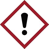 Brady 118859 Vinyl GHS Acute Toxic Picto Labels , Black/Red On White, 2