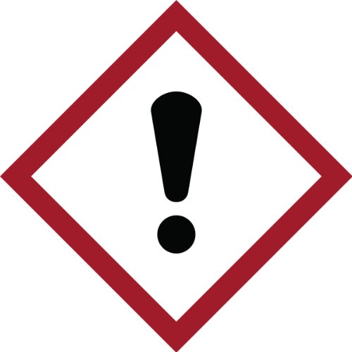 Brady 118859 Vinyl GHS Acute Toxic Picto Labels , Black/Red On White, 2