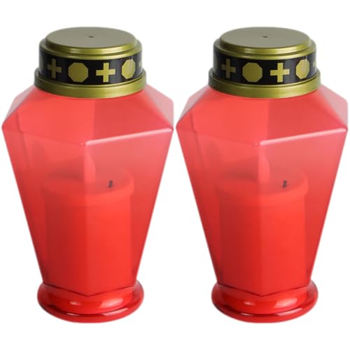 Velas de cementerio LED exteriores impermeables Zerodeko para altares y tumbas