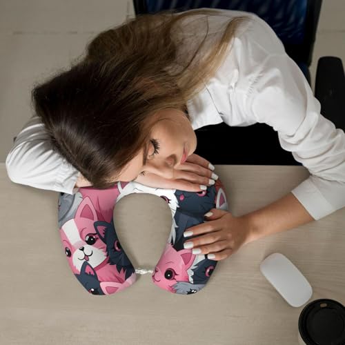 Almohada de espuma viscoelástica para viaje tamaño estándar miniatura 7