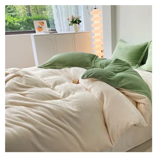 Juego de cama con funda de edredón doble y King en ropa de cama suave de invierno 3