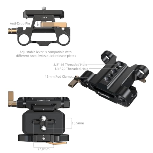 Image of SMALLRIG Mount Plate Kit for Cameras, Quick Release Plate for Arca - 6761