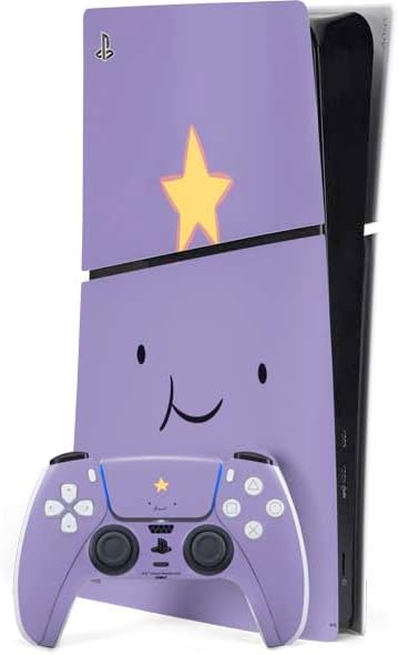 Skinit Decal Gaming Skin Compatible with PS5 Slim Digital Edition Bundle - Officially Licensed Adult Swim Adventure Time Lumpy Space Princess Design