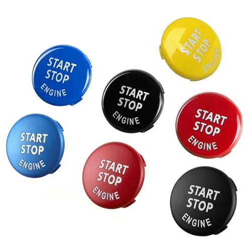Bouton de démarrage voiture bleu pour remplacer cache usé BMW E90 E60 E87 E83
