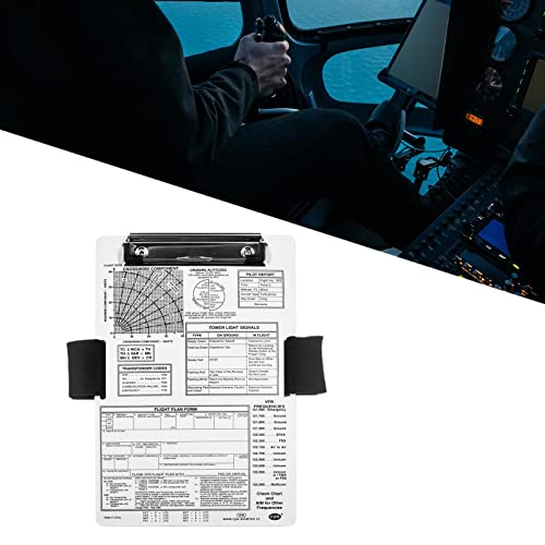 Flying bloc-notes aviation VFR mini kneeboard rigide pour cuisse - 2