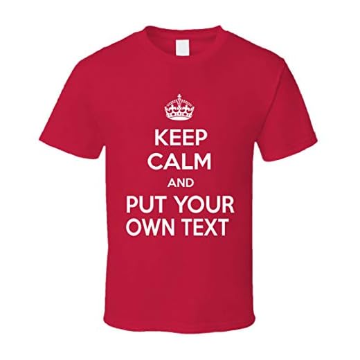 Anpassa din egen text kläder t-shirt röd