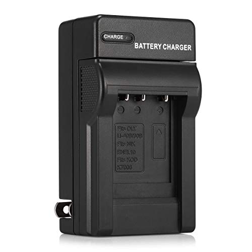 Replacement Casio Exilim EX-Z35 Battery Charger for Casio NP-80, NP-82 Digital Camera Lithium-Ion Rechargeable Battery (100-240V)