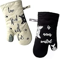 Topflappen Handschuh Ofenhandschuhe Hitzebestaendig rutschfeste Topfhandschuhe 1 Paar