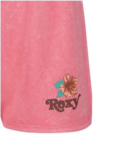 Image of Roxy Girls' French Terry Elastic Waist Shorts, Drawstring Closure, Soft & Comfortable Fit