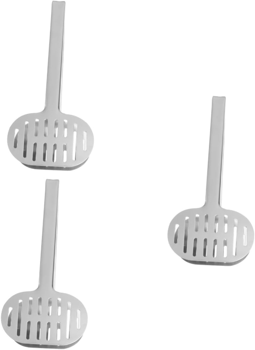 3pcs Stainless Steel Steak Clip Multifunctional Food Tongs for Cooking Serving