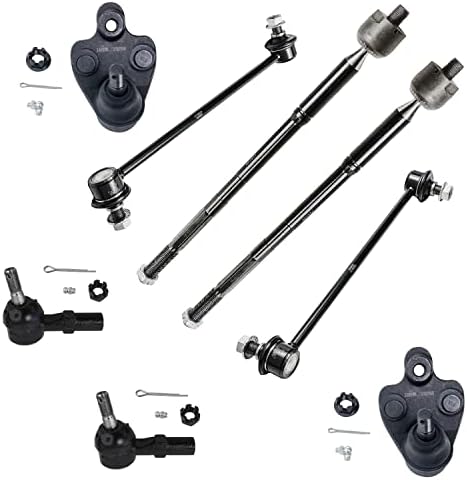 Purchase 10 PCS SET UPPER & LOWER BALL JOINTS INNER & OUTER TIE RODS & SWAY BAR LINKS In - Foto 9