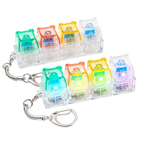 2 Pcs Keyboard Fidget Toy for Adults, Light Up and
