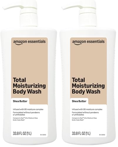 Image of Amazon Essentials Total Moisturizing Body Wash 33.8 fl oz (Pack of 2)