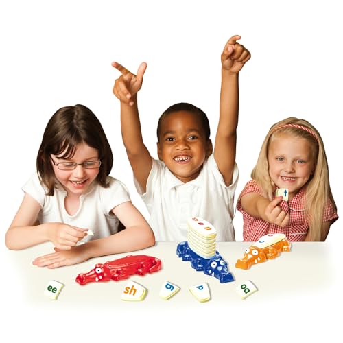 Image of Junior Learning Spelligator Word Building Game, Ages 5-9, Phonemic Awareness, 75 Letter Tiles