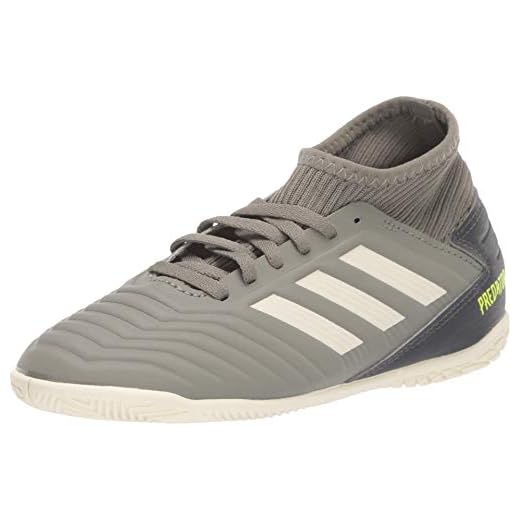 adidas Indoor Predator Tango 19.3 Soccer Shoe Kids (unisex) Legacy Green/Sand/Solar Yellow 1.5 Little Kid
