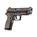 GunSkins Pistol Skin - Premium Vinyl Gun Wrap with Precut Pieces - Easy to Install and Fits Any Handgun - 100% Waterproof Non-Reflective Matte Finish - Made in USA - BattleWorn Dark Earth