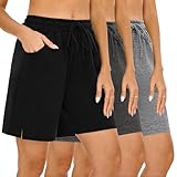 Quenteen Womens Loose Fit Sweat Shorts Comfy Fall Fashion Womens Casual Bermuda Walking Shorts