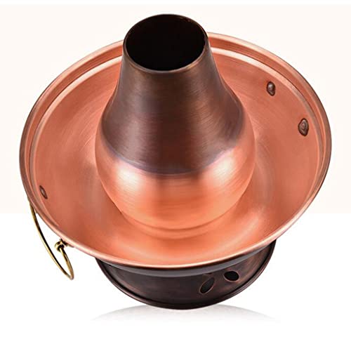 Olla china para hot pot de cobre 30 cm miniatura 4