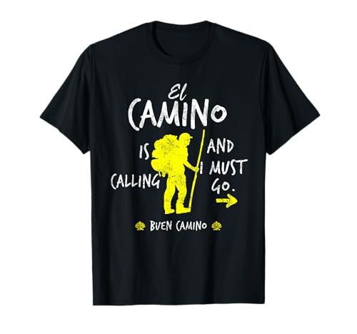 El Camino sta chiamando e devo andare a Santiago Compostela Maglietta