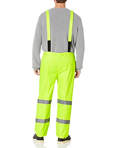 Global Glove Standard Reflective Rainwear, Hi-Vis Yellow, 5X-Large #TOP3