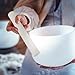 Acrylic Singing Bowl Mallet 7.7 Inch Crystal Sound Bowl Stick for Sound Healing Meditation with Rubber Striker and Carrying Pocket