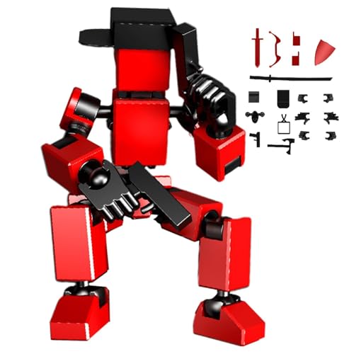 3d Printed Toys - Versatile Unique Movable 3d Robot Action Figure | Fidget Sensory Models, Fun Novelty Items, Changeable Flexibl