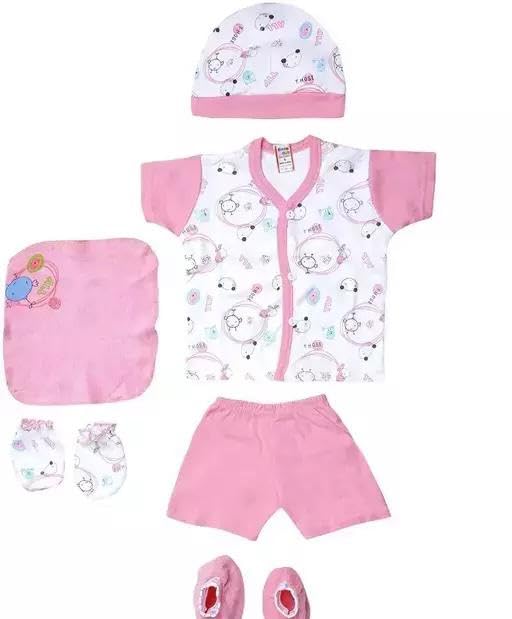 KUMAR Baby New Born Baby Gift Set (Pink,Free)-image-37