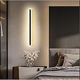 Moderne Wandleuchte im nordischen Stil, Aluminium, lineare Wandleuchte für Nachttisch...